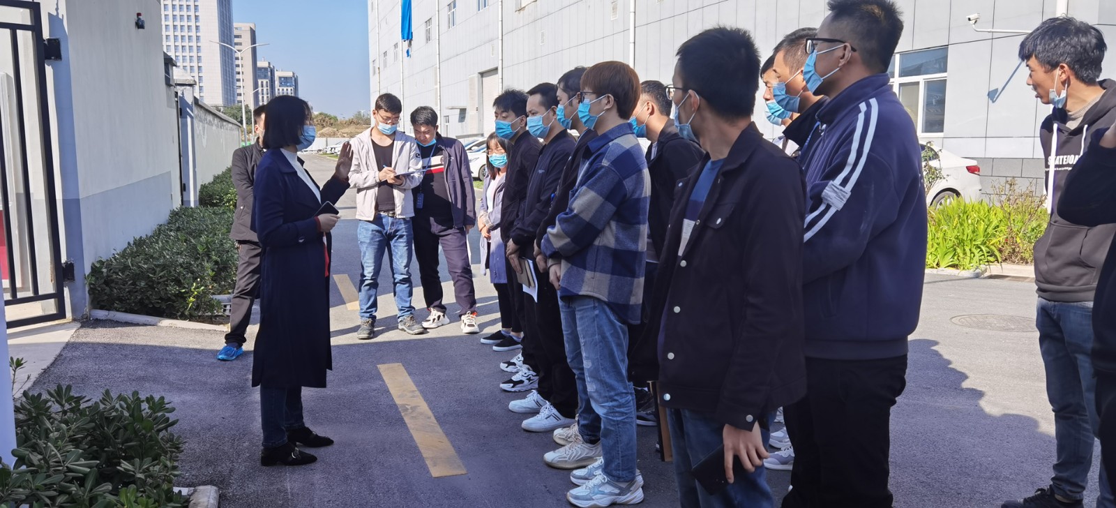 undefined LEwin乐玩微电动力部组织开展化学品泄漏应急演练