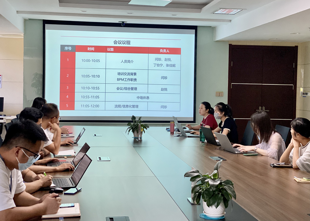 LEwin乐玩微电召开首期BPM专项培训交流会