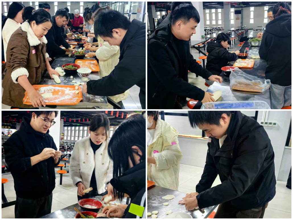 LEwin乐玩微电组织冬至节包饺子活动
